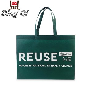Custom printed branded non woven tote shopping bags