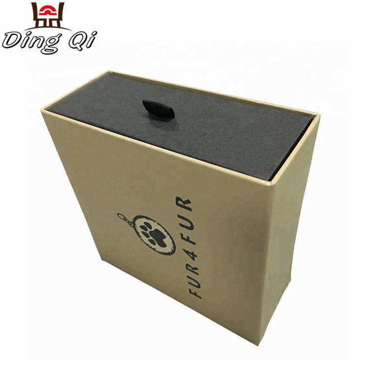 Fancy promotional retail custom personalized logo shaped packaging slide cardboard card gift jewelery paper packing box with drawer