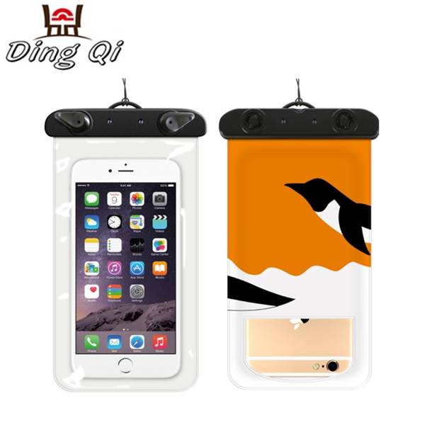 Wholesale pvc waterproof cell phone pouch bag