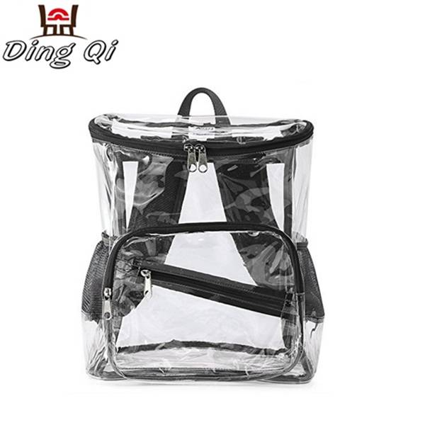 Popular casual waterproof clear backpack