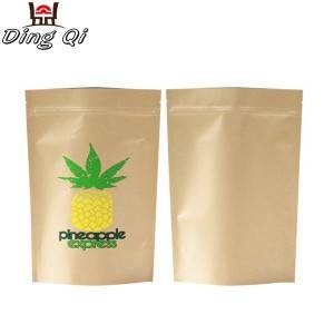Lined brown paper bags