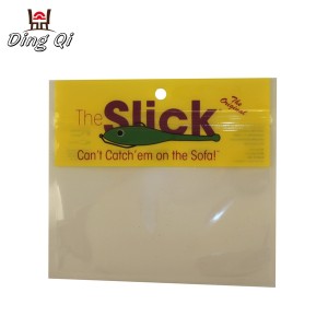 Clear resealable plastic zip lock bags for fishing lures worms