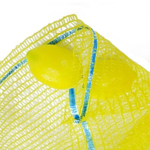 High quality Tubular garlic mesh bag with drawstring