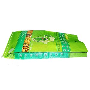 Percetakan Laminated 10kg Rice paking Kantong Supplier
