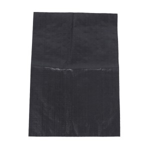 black woven bag