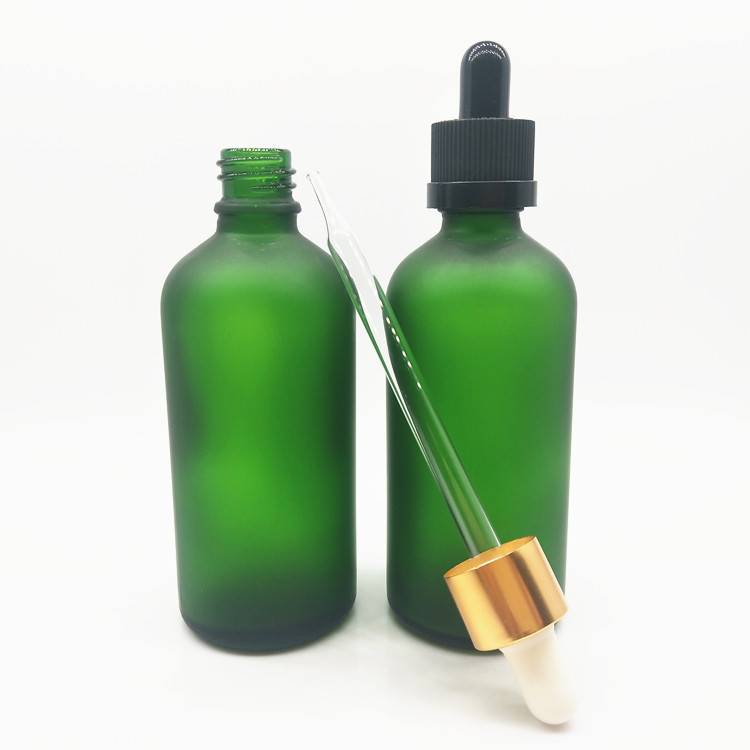 Download China Short Lead Time For 15ml Green Glass Dropper Bottles Frosted Green Color Round Essential Oil Glass Bottle With Dropper And Lids Pretty Manufacturer And Supplier Pretty