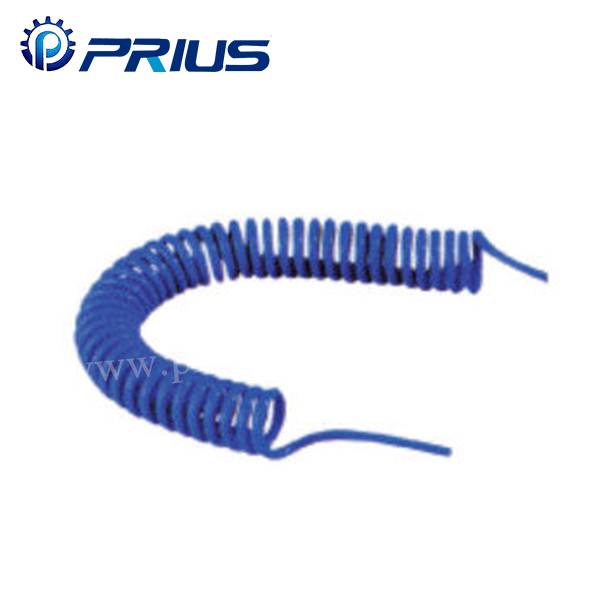 Quality Inspection for PUU Polyurethane Spiral Pneumatic Air Tubing Anti – Weather With Push In Fitting Export to Germany