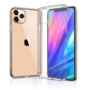 Crystal Bent Ultra Thin Slim Soft TPU Transparent Phone Case For iPhone 11 Pro