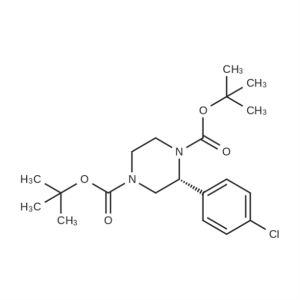 1,4-di-tert-butyl 2-(4-chlorophenyl)piperazine-1,4- dicarboxylate CAS:769944-52-7