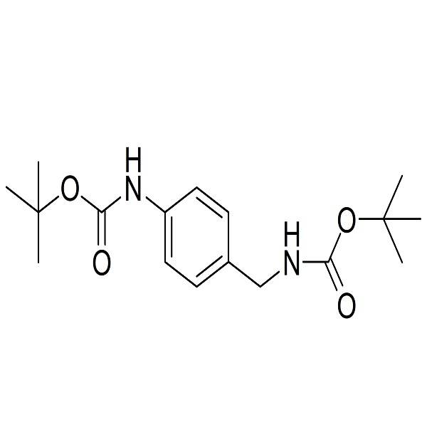 tert-butyl (4-(((tert-butoxycarbonyl)amino)methyl)phenyl)carbamate CAS:285119-75-7