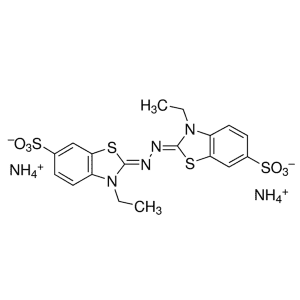 Diammonium 2,2′-azino-bis(3-ethylbenzothiazoline-6-sulfonate) (ABTS)   CAS No.: 30931-67-0