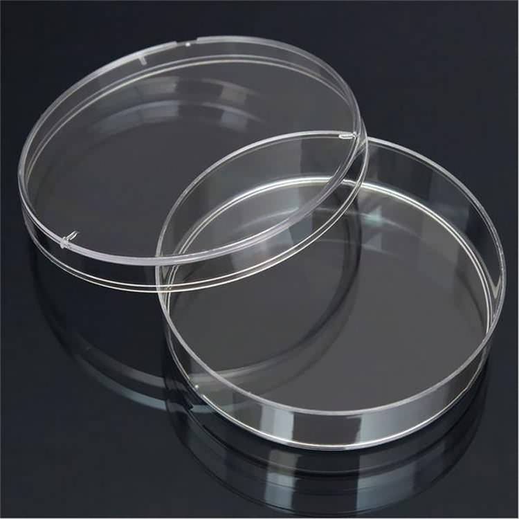 उच्च गुणवत्ता डिस्पोजेबल निर्जंतुकीकरण 70mm एक काचेची व प्लास्टिकची झाकण असलेली डबी कंटेनर