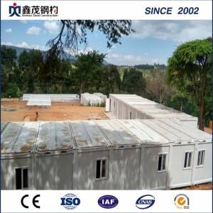 Prefab Container House Accomodations of Light Steel Structure with Easy Installation