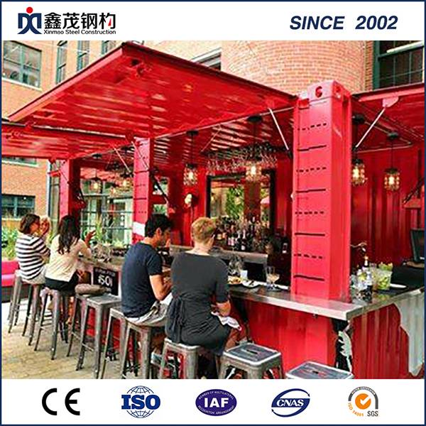 40 FT Prefabricated Container House para sa Shopping Merchandise Street