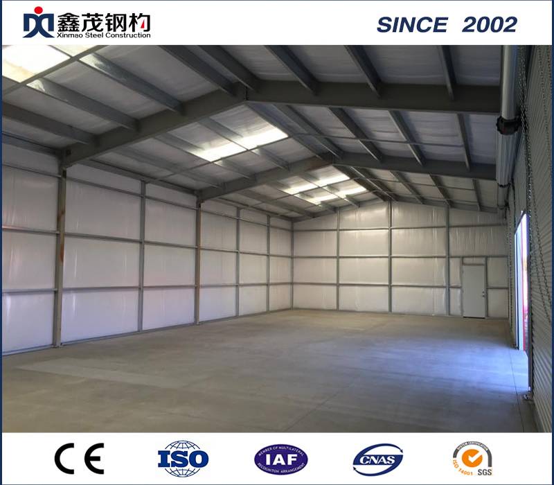 Prefabricated Garage Steel Frame Galvanized C Z Beams Roof And