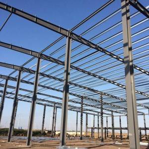 China Wholesale Hataas Tumindog Pre fabricated Steel Structure Frame alang sa Workshop