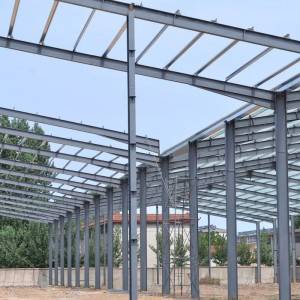 China Wholesale High Rise Pre direka Steel Frame Struktur untuk Bengkel