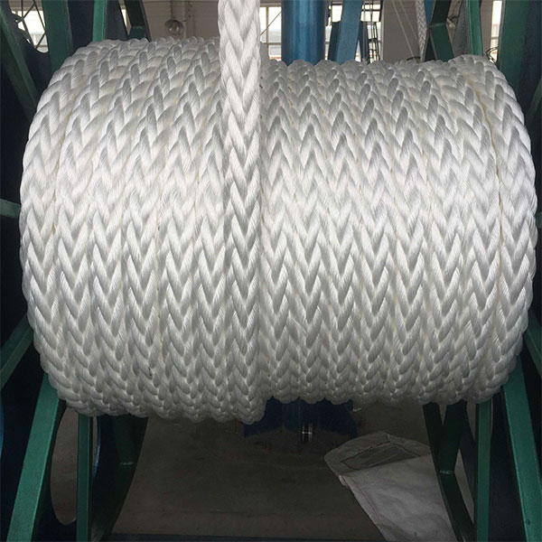 China Professional Design Polypropylene Rope 16mm - 28mm-128mm 12 Strands  Nylon Mooring Rope for Marine – Florescence factory and manufacturers