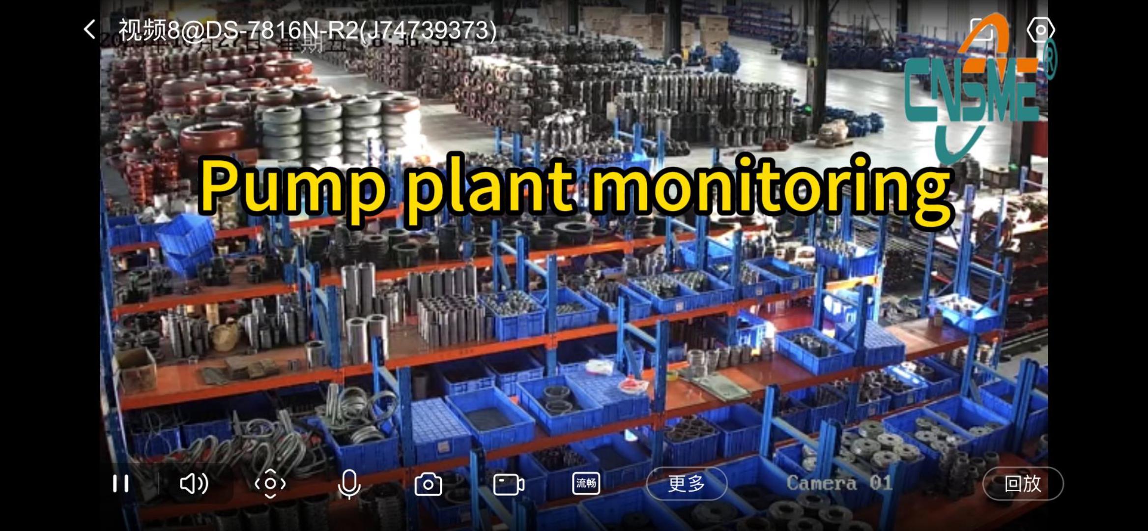 Pump plant monitoring