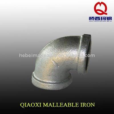 100% Original Factory Pp Soundproof Drainage Fitting - Malleable Iron Pipe Fitting- Elbows – Jinmai Casting