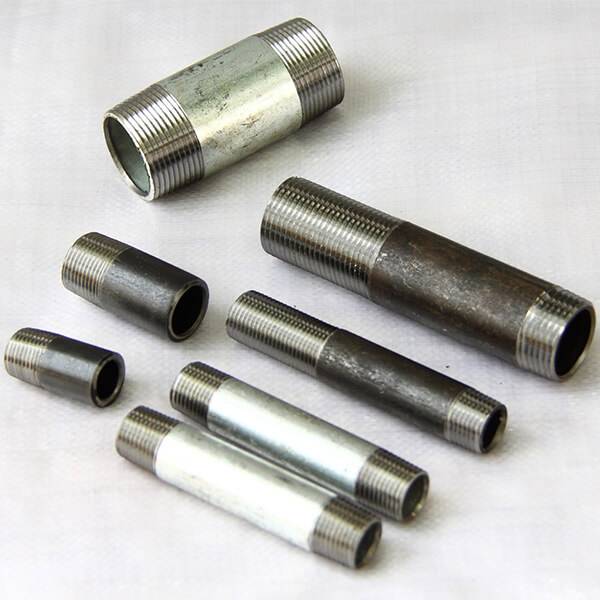SCH 40 steel pipe fitting BS threaded pipe nipples Featured Image