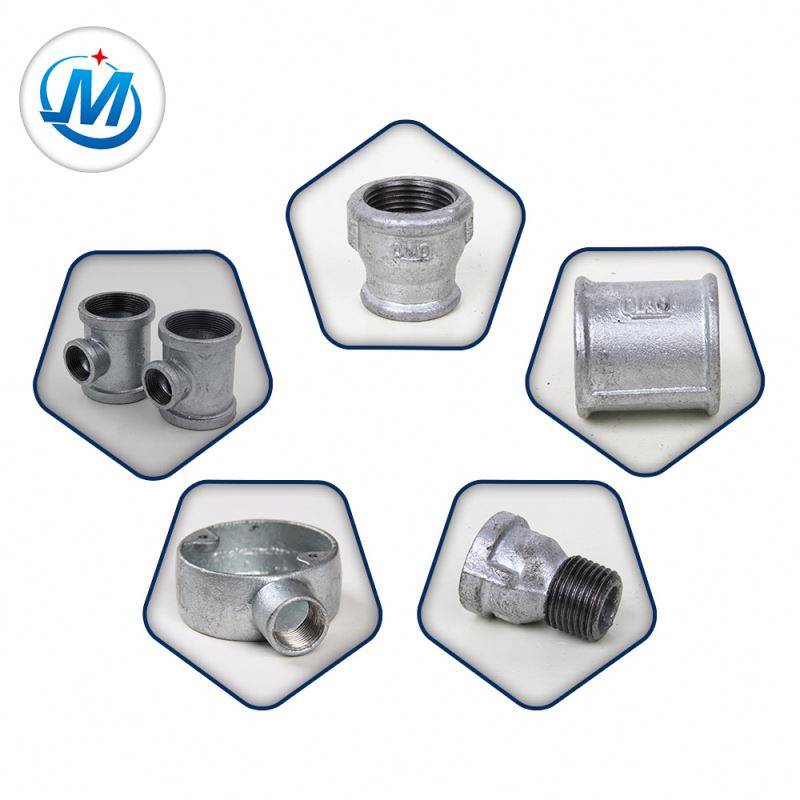 OEM Supply Pipe Fitting Sanitary Cross - all kinds of galvanized mi malleable iron pipe fitting – Jinmai Casting