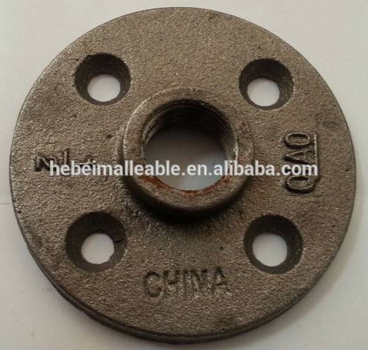 BS standard malleable cast iron pipe fitting flange