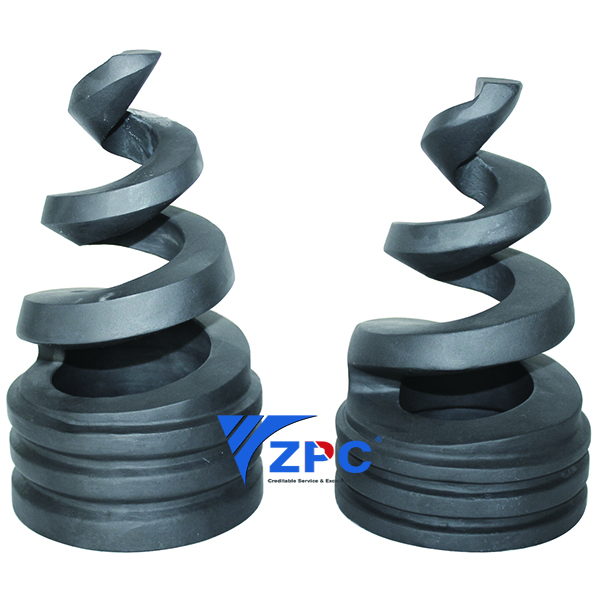 OEM/ODM Factory Plastics Mist Nozzle -
 Spiral winding connection sic nozzle – ZhongPeng