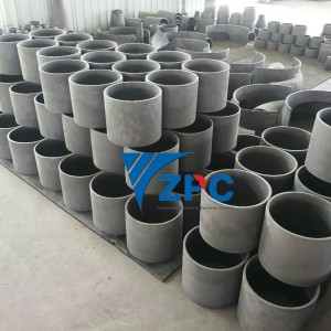 Factory of Silicon carbide ceramic lined pipe, cylinder, cone
