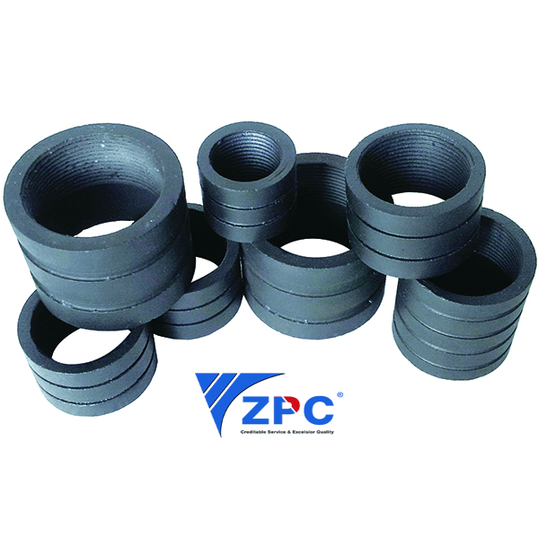 Good Wholesale Vendors Pressure Sand Blasting Machine -
 Internal threaded coupling RBSC spray nozzle – ZhongPeng