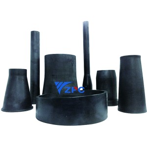 Wear-resistant cone tube
