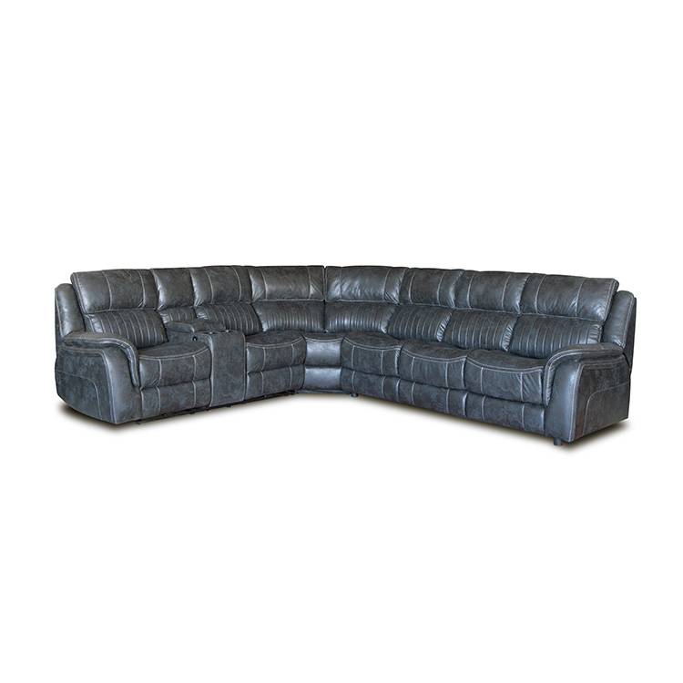 Multi-person combination Simple Leather Recliner sofa living room sets Featured Image