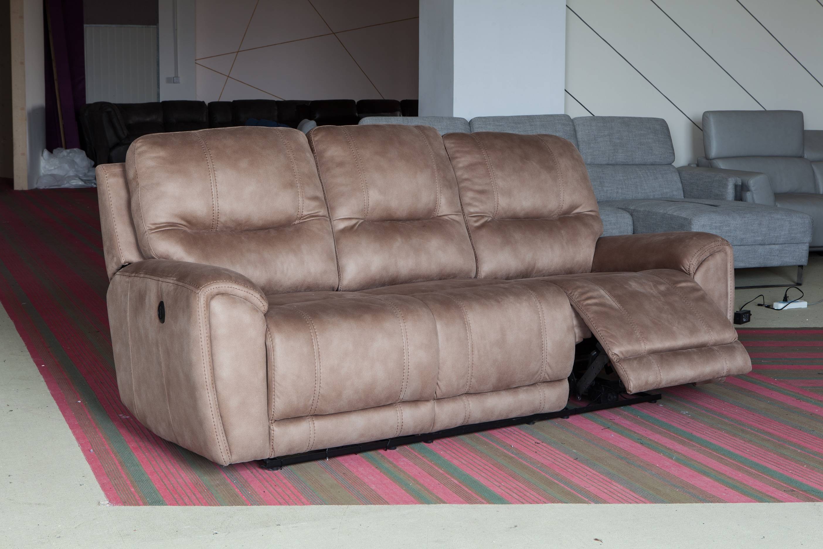 China Good Quality Corner Furniture Leather Recliner Sofa Living