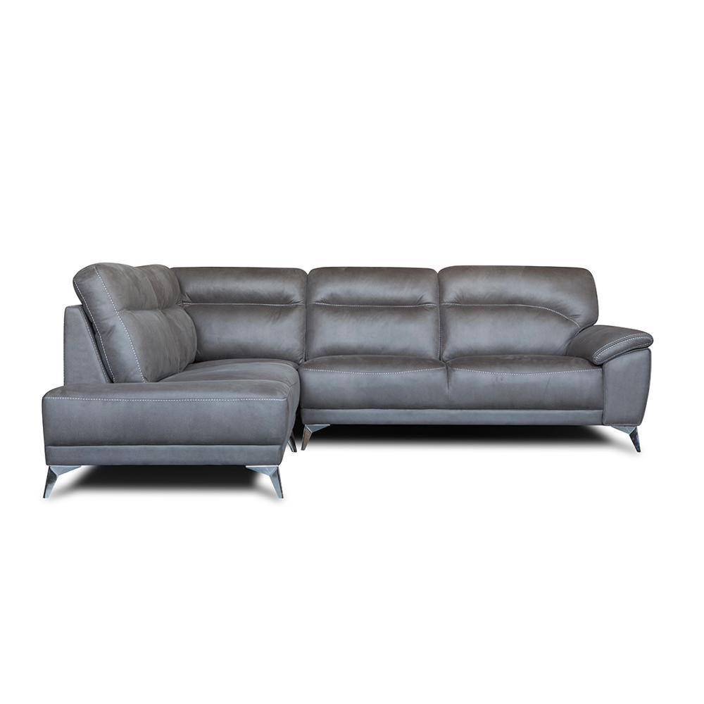 High quality l shape modern leather sofa living room furniture