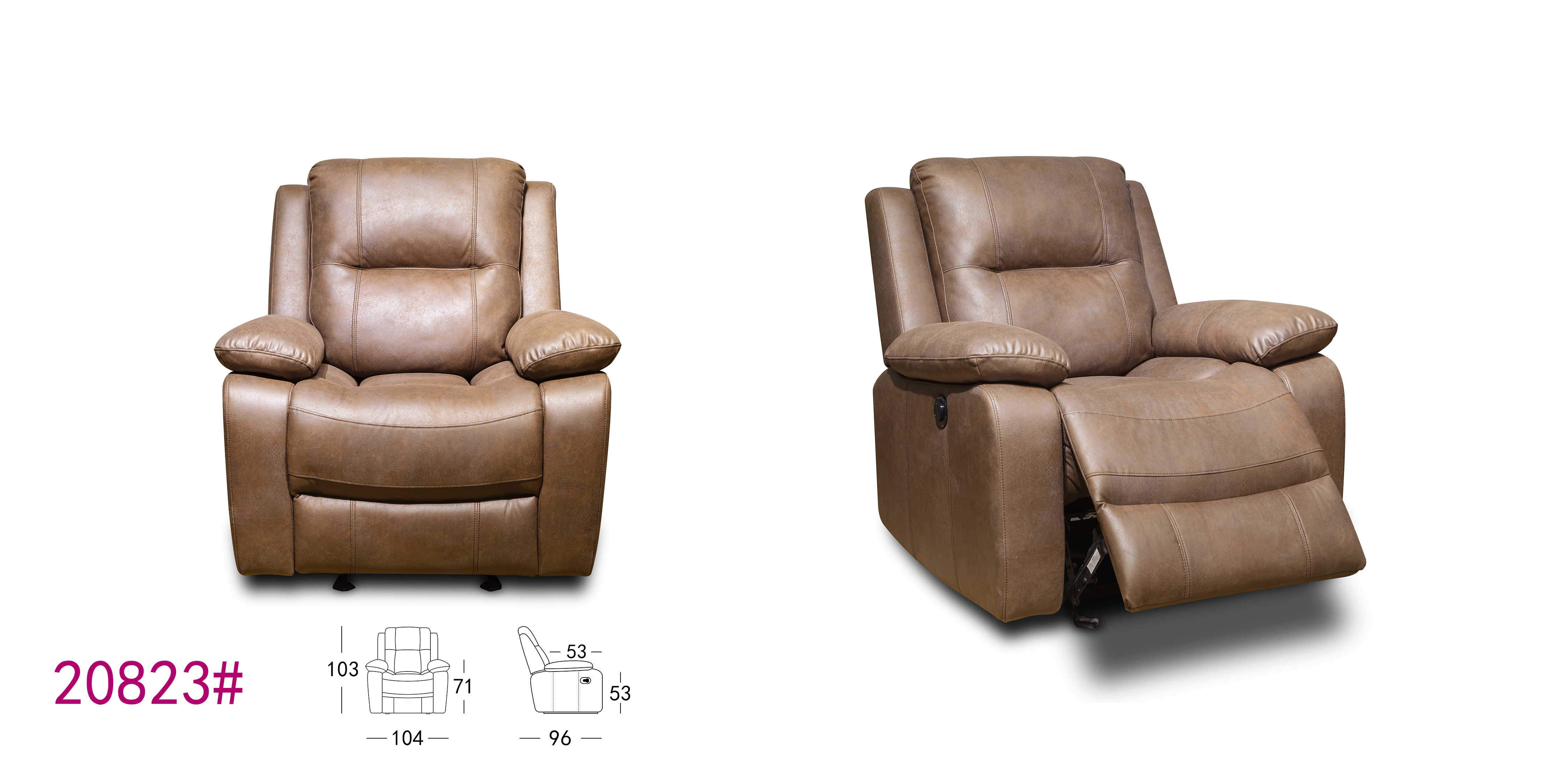 China Fancy Living Room Furniture Electric Rocking Recliner Sofa Chair Factory And Manufacturers Chuan Yang