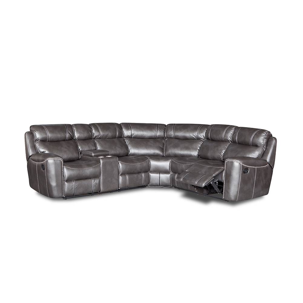 Wholesale Italian style modern leather sectional recliner sofa