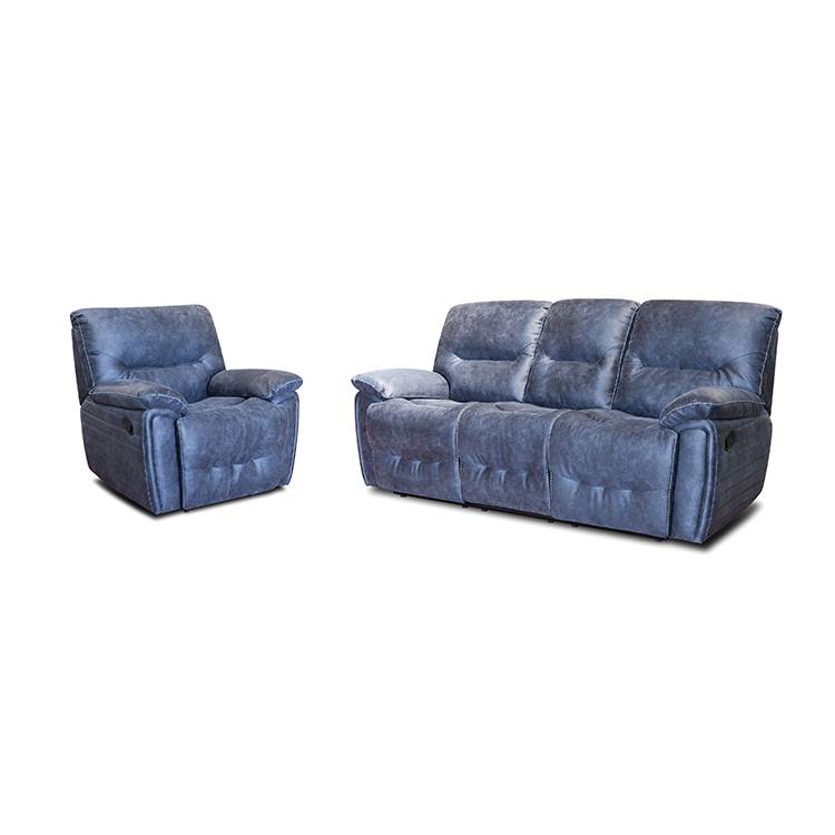Alta calidad de la habitación resistente y suave sofá de la establece sofá seccional gris