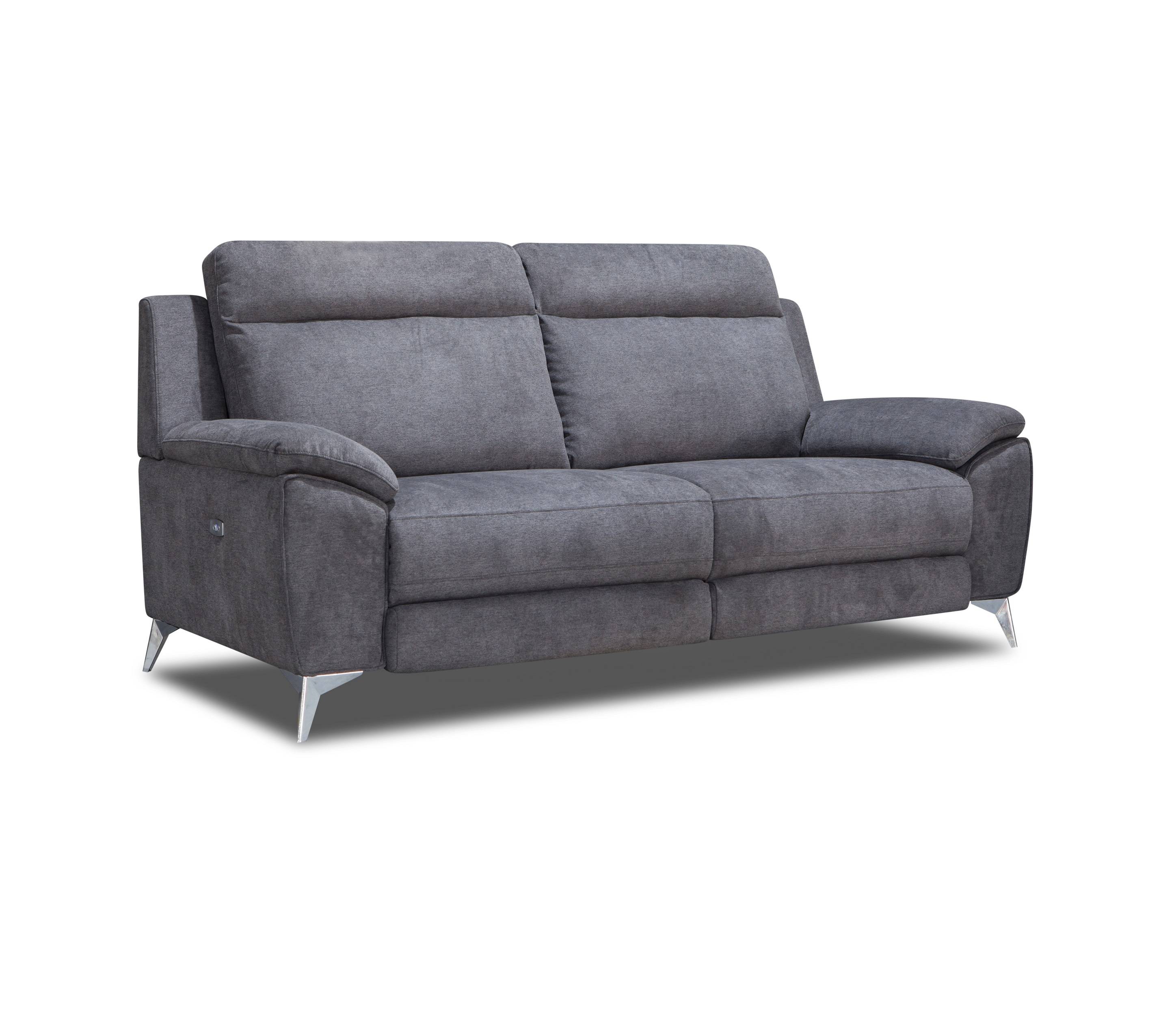 2019 latest modern simple design fabric recliner 2 seater sofa