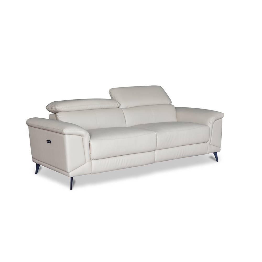 Popular Design for Chenille Fabric Recliner Sofa - Hot sale simple design white modern genuine leather recliner sofa – Chuan Yang