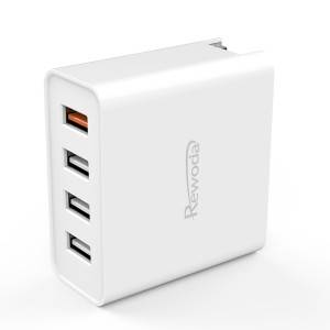 High Quality for USB-C Regular Mobile Phone Cables - 4-port Smart Usb Wall Charger – Rewoda