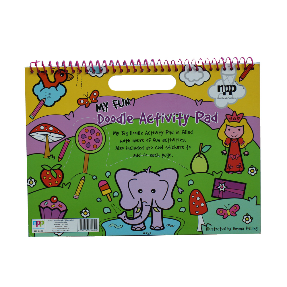 Fantastic drawing notebook with stickers for child/kids