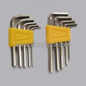 5-PCS Hex Key Sets packaged by plastic frame