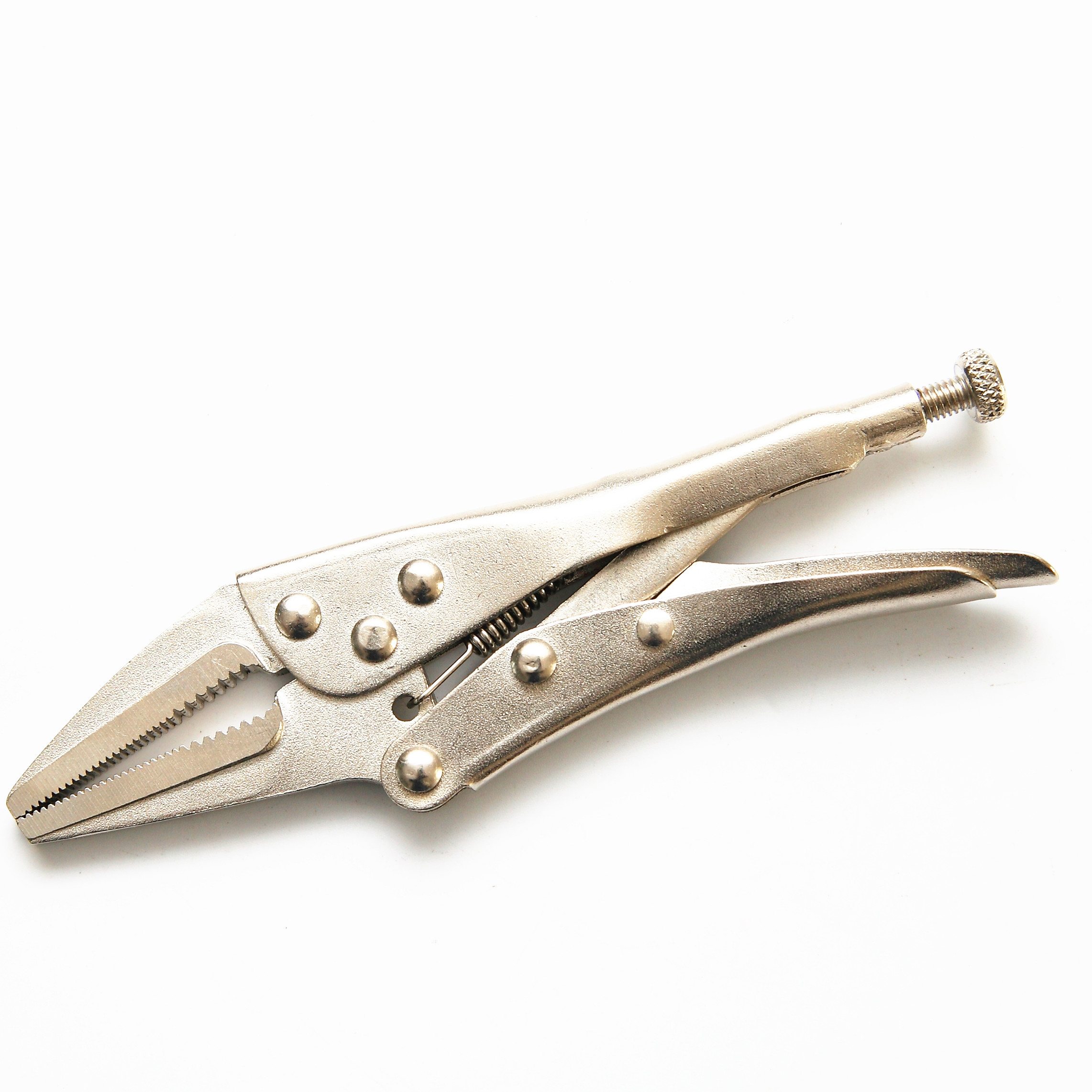 6.5″ Forehand Long nose Locking Pliers