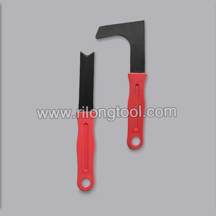 L-shape and Direct-shape Hay Knife with red handle