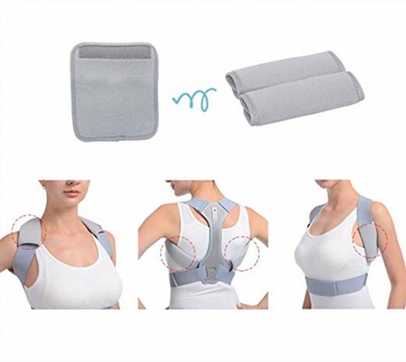 Adjustable Posture Corrector  Upper Back Brace for Clavicle Support and Providing Pain Relief from Neck, Back