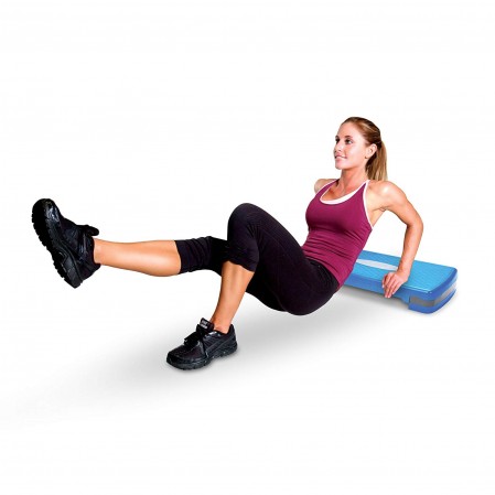Adjustable Workout Aerobic Stepper in Fitness & Exercise Step Platform