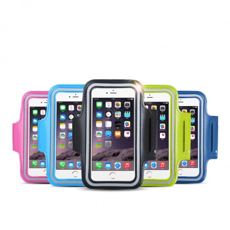 Water Resistant Cell Phone Armband Case  with Adjustable Elastic Band