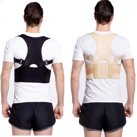Back Brace Posture Corrector Keep Spine Safe for Women and Men Provide Lumbar Protection Full Adjustable Elastic Straps