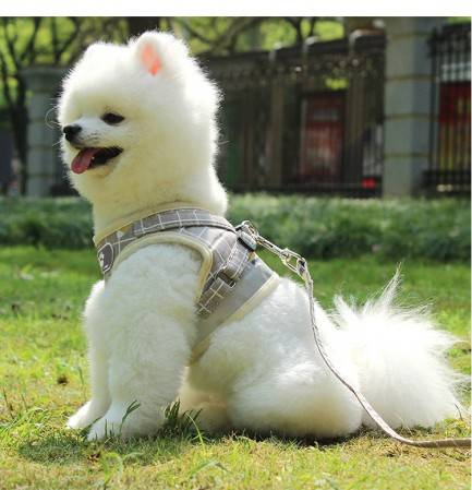 Soft Mesh Dog Cat Harnesses Lightweight Reflective Padded Vest Harnesses