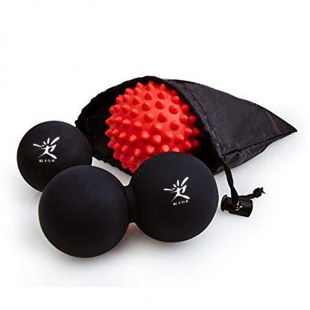 Lacrosse ball spiky ball massage ball set